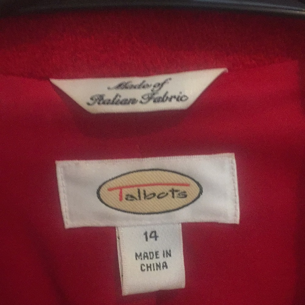 Red Talbots blazer - Picture 2 of 4